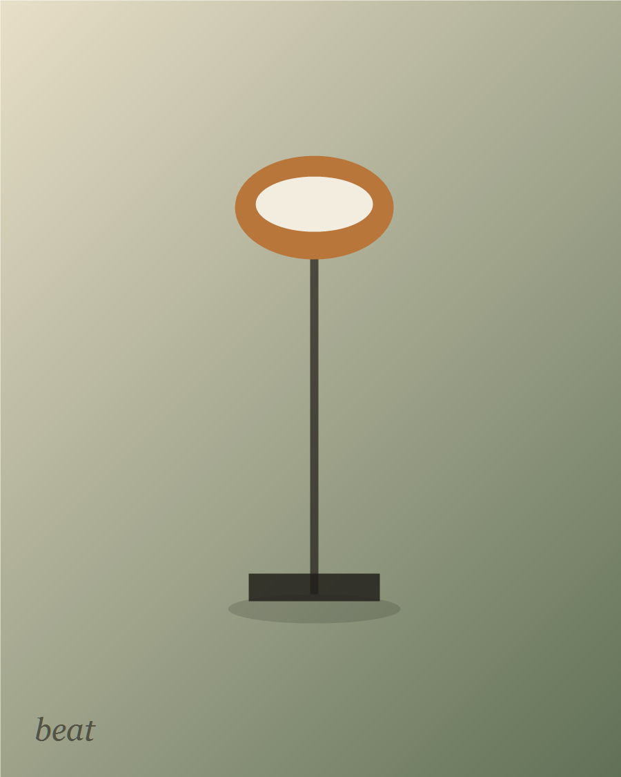 Generated brass pendant visual
